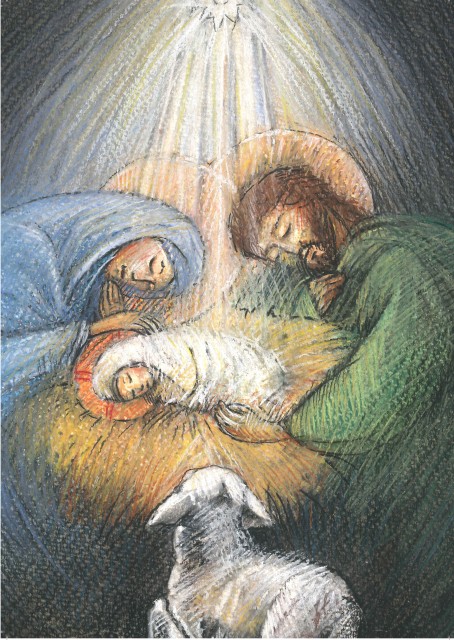 Carte de Noël – Cristina Andarias, Nativité